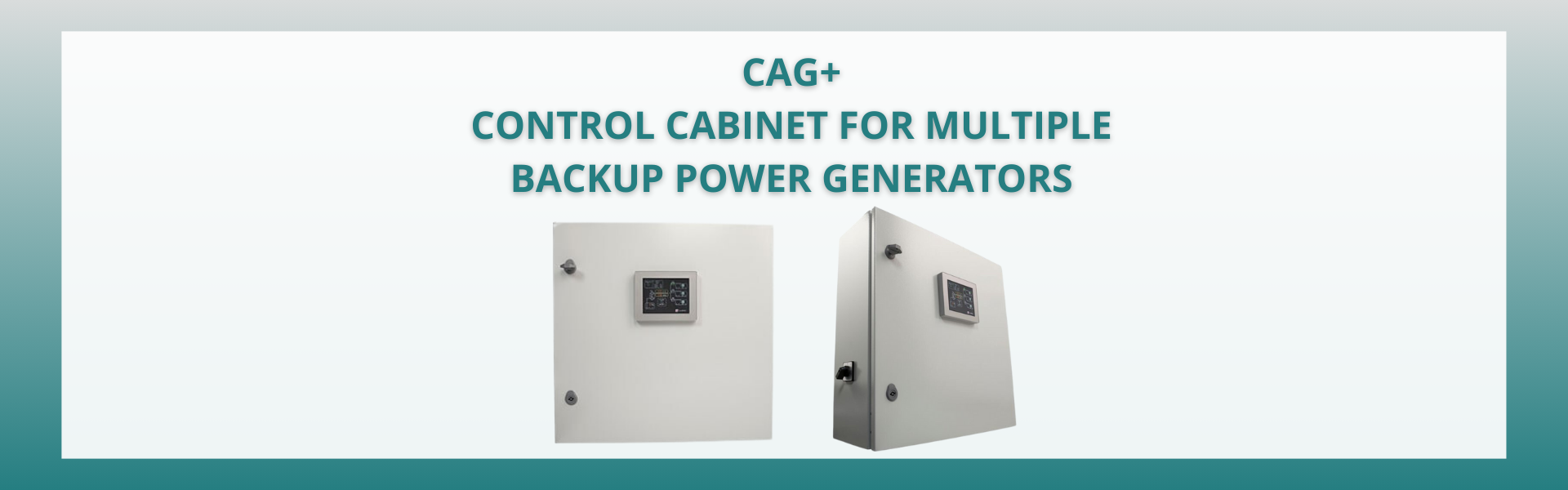 CAG: Control cabinet for multiple backup power generators in critical facilities